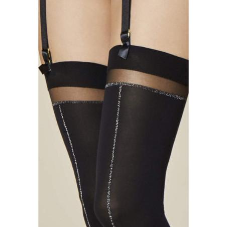 Bas opaque couture lurex Fiore