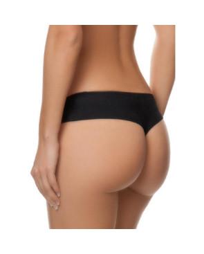 Chemise ML Moretta col rond dentelle noir