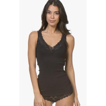 Debardeur HAron coton et dentelle lace delight