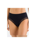 Slip midi Hanro cotton lace