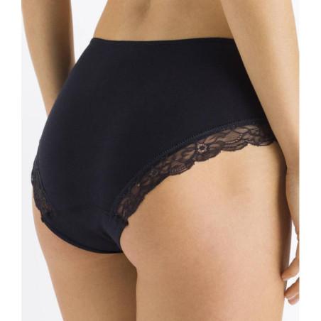 Slip midi Hanro cotton lace