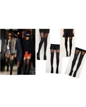  Collant Cuissarde Gothique Pamela Mann