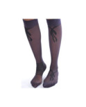 Mi bas Noeuds et Rayures Berthe Lycra 30