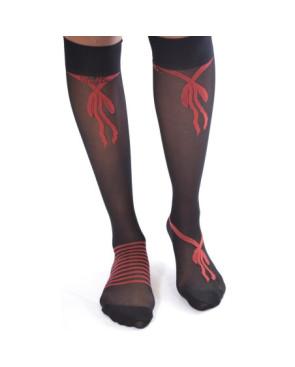  élégantes chaussettes berthe aux grands pieds lycra asymétriques