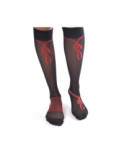 Mi bas Noeuds et Rayures Berthe Lycra 30