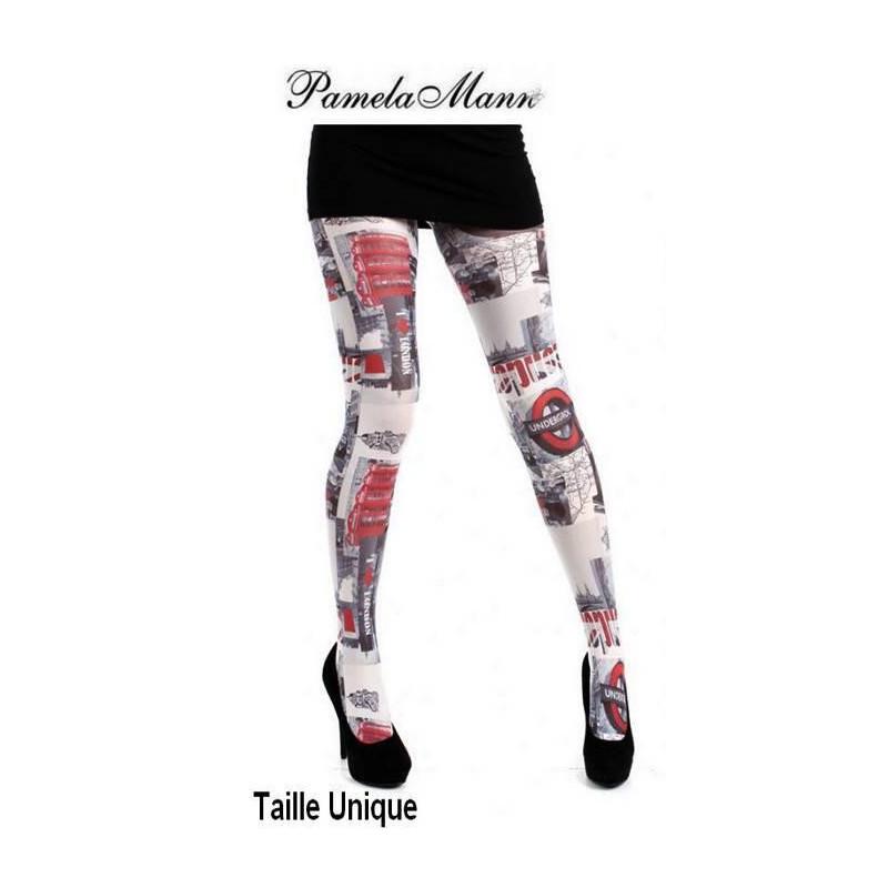 Collant Printed London Pamela Mann
