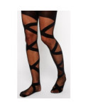 Collant bandes Croisées
