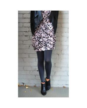 Collant sans pieds Gris Antracithe