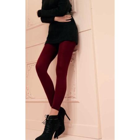 Collant HN sans pieds Bordeaux opaque 80