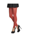 Collant HN sans pieds orange opaque 80