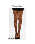 Collant Varrick Orange Psychédélique Pamela Mann