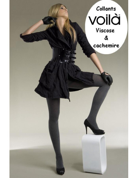 Collant viscose et cachemire St Moritz Voilà