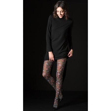 Mi bas fil de joie Gris losange manoush face