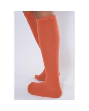 Mi bas LAine et cachemire Voilà orange