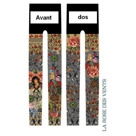 Collants sans pieds Rose des Vents Mareiantoilette
