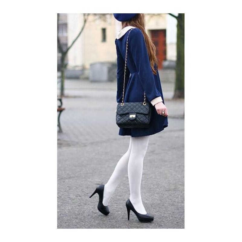 Collant opaque 80 Blanc HN