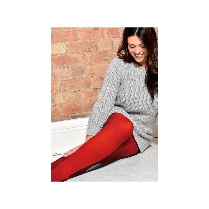 Collant Opaque 80 HN Rouge