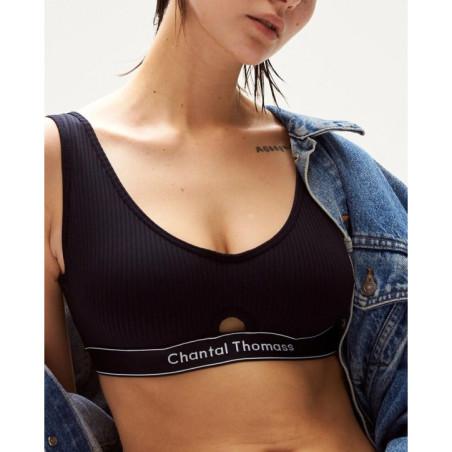 soutien gorge chantal thomass honoré noir