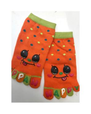 Les Petits Caprices Jeunes Chaussettes 5 Doigts Enfants Happy