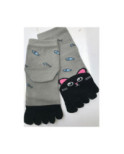 Chaussettes 5 Doigts Enfants Chats Poissons