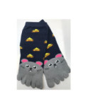 Chaussettes 5 Doigts enfant Souris et Fromage