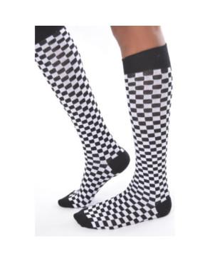 Mi bas Sympa à carreaux noires et blancs