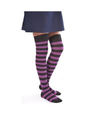 Jambières-noires-et-violettes-rayures-macahel