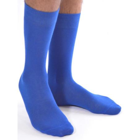 Chaussettes coton bleu de super héros