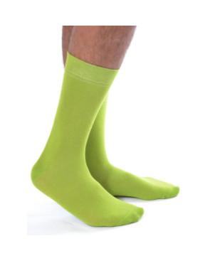Chaussettes coton vert Fashy Homme