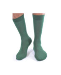 Chaussettes coton verts profond Homme