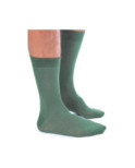 Chaussettes coton verts profond Homme