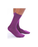 Chaussettes coton Violet Homme
