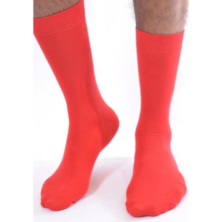 Chaussettes Coton Brique Homme