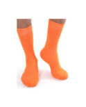Chaussettes Coton orange Homme