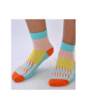 Chaussettes à Traits et rayures Patchworks