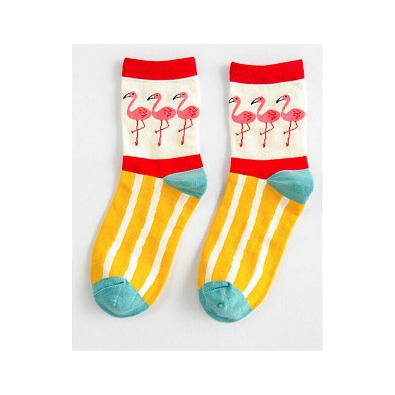 Chaussettes Dans des Flamants Roses Chaussettes Dans des Flamants Roses