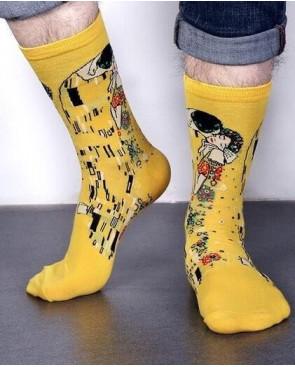  chaussettes Gustave Klimt grand maitre de la peinture Le baiser