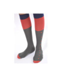 Mi bas Berthe aux Grands Pieds Cubes Gris