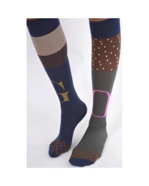 Mi bas Asymétrique Berthe aux grands Pieds Go Rose