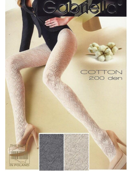 Collant Losange ajouré coton choix