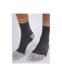 Chaussettes Antracithe 5 Doigts Gris