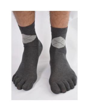 Les Petits Caprices Chaussettes Chaussettes 5 Doigts Intarsia Homme