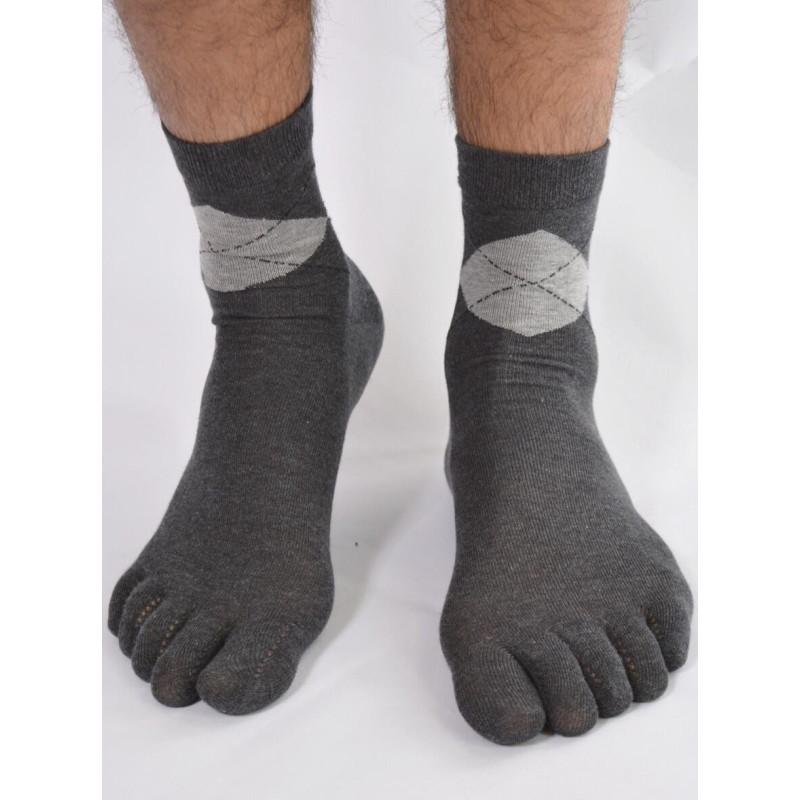 Chaussettes 5 Doigts Intarsia Homme