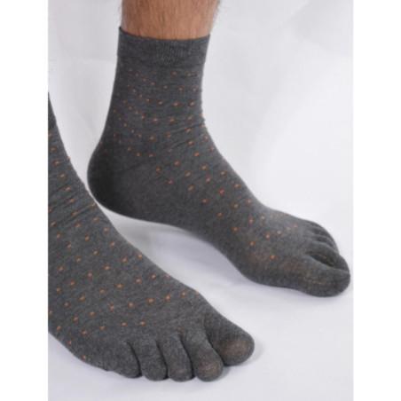 chaussettes 5 Doigts Pois chic Homme