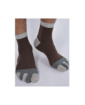 Chaussettes Ebene 5 Doigts Pieds Gris