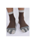 Chaussettes Ebene 5 Doigts Pieds Gris