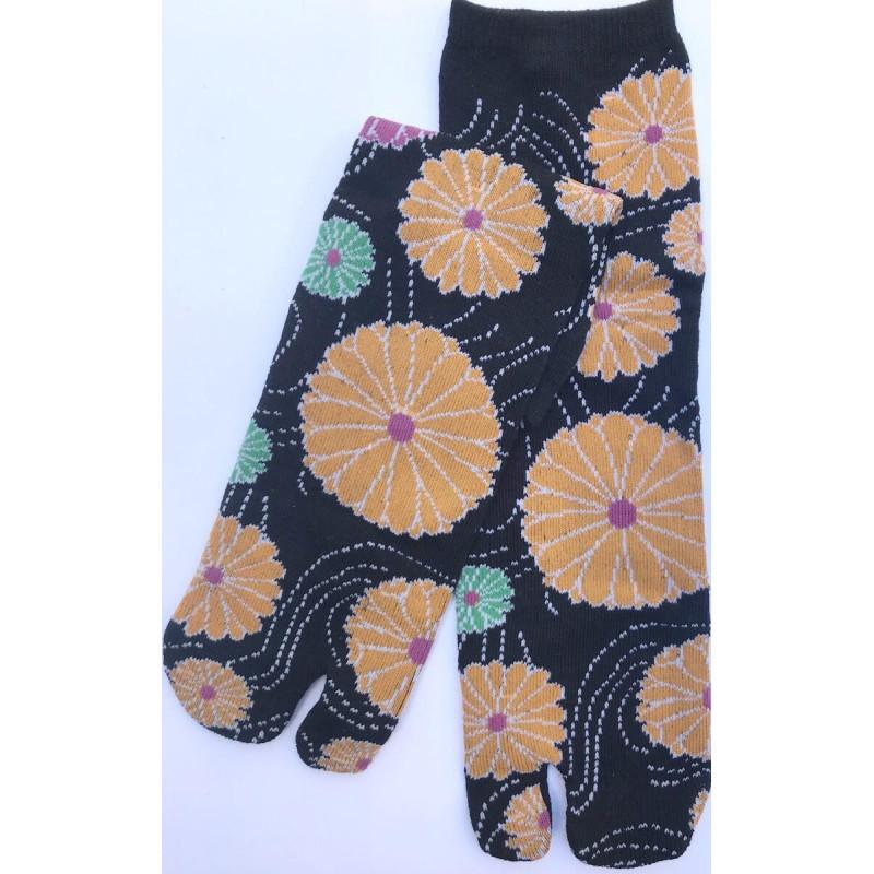 Chaussettes Tabis Marguerites de couleurs