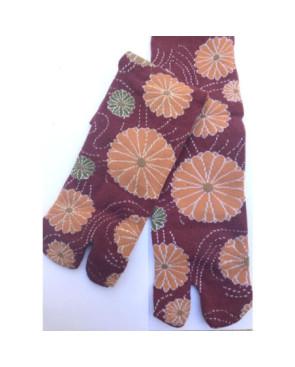 Chaussettes Tabis Marguerites de couleurs