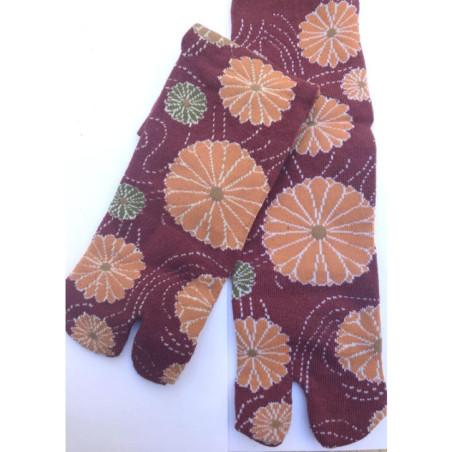 Chaussettes Tabis Marguerites de couleurs