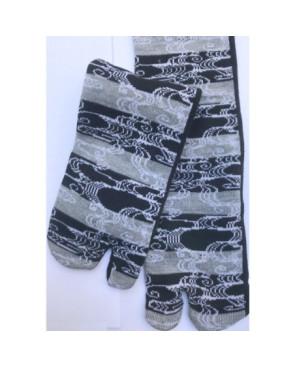 Chaussettes Japonaises nuages abstraits